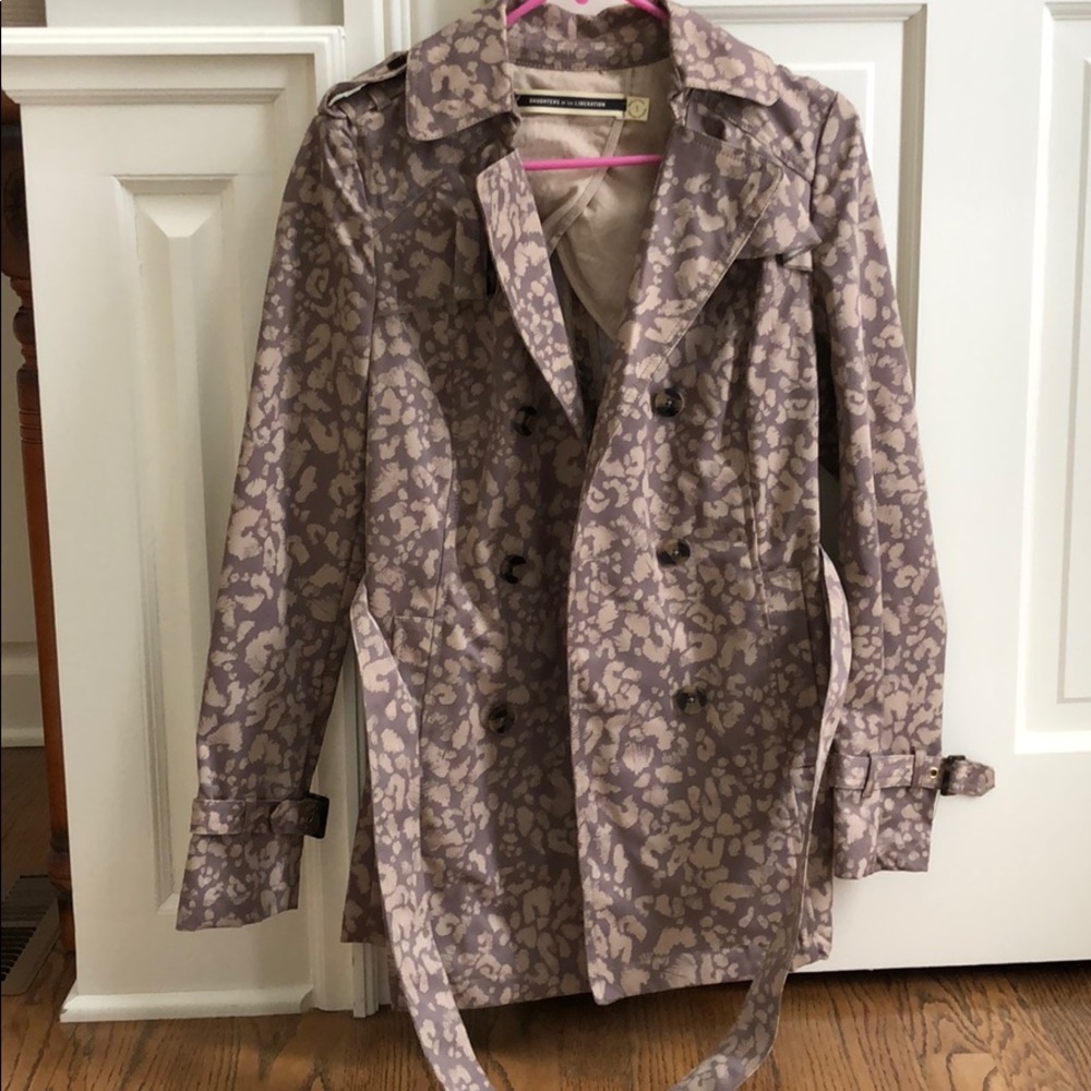 Anthropologie medium length trench coat